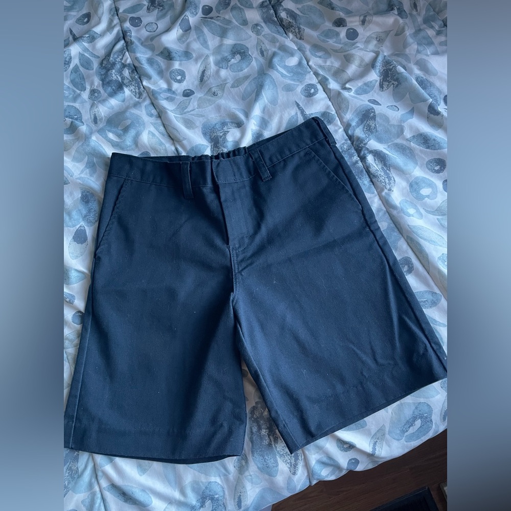 Boys navy dickies shorts
